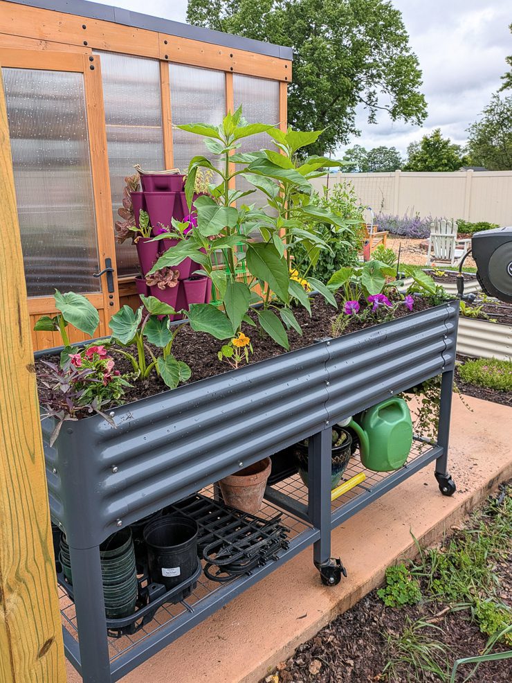 vego elevated garden bed
