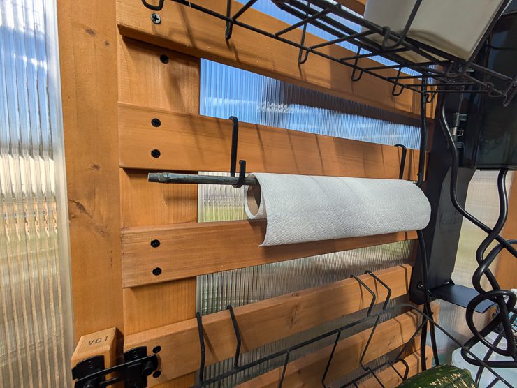 storage in a greenhouse