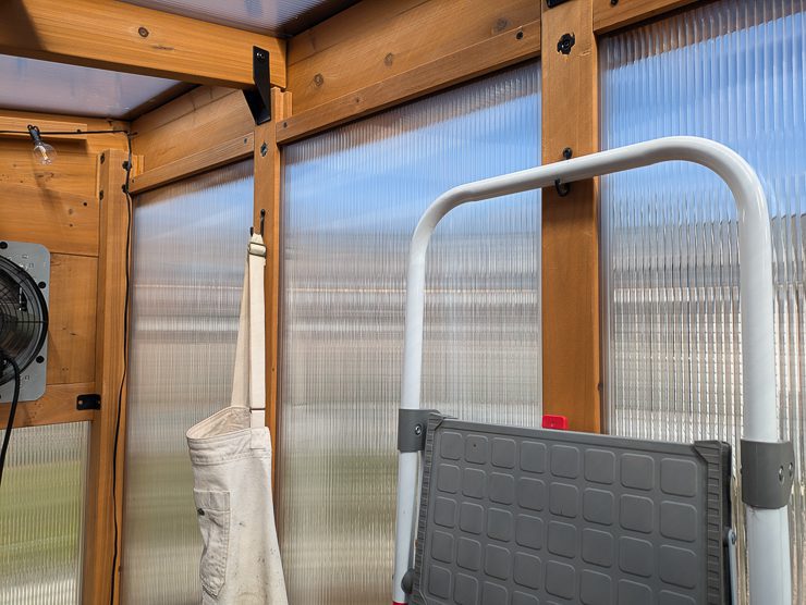 inside of a greenhouse