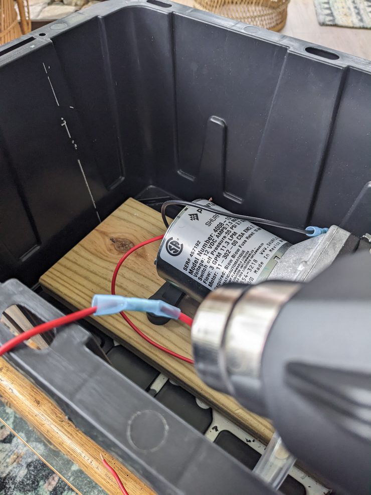 inside the utility box