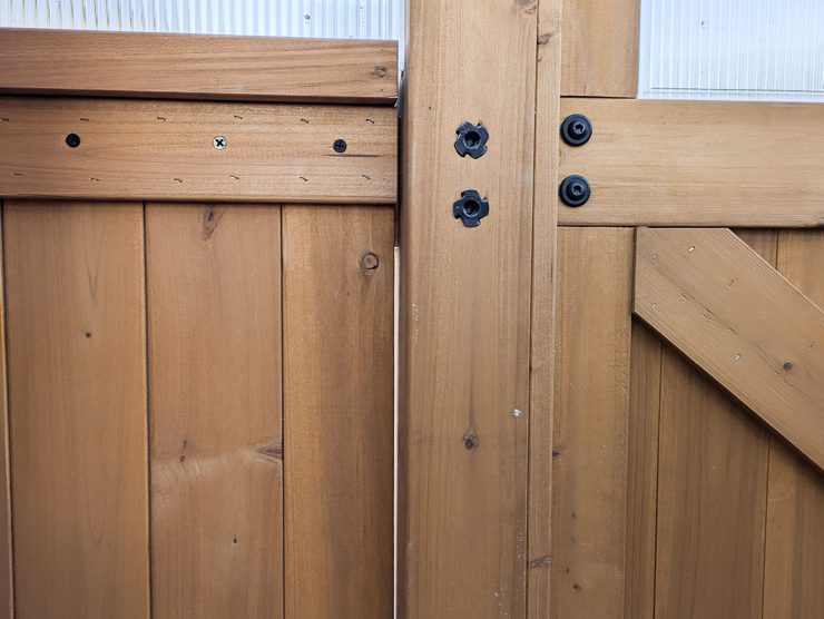 gaps in a backyard discovery greenhouse