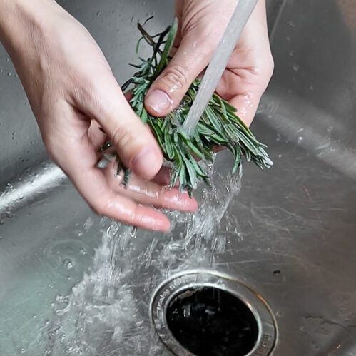 washing lavender