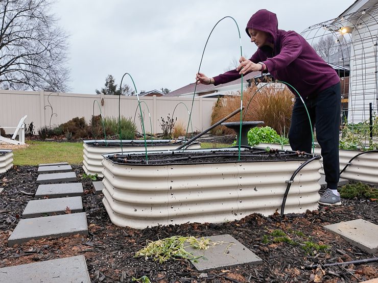 building a low tunnel