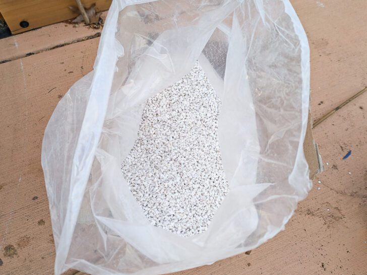 bag of perlite
