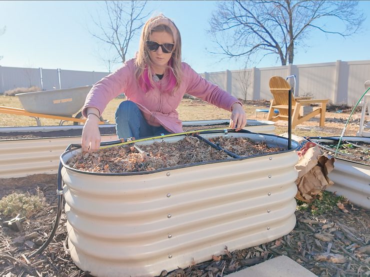 measuring raised bed